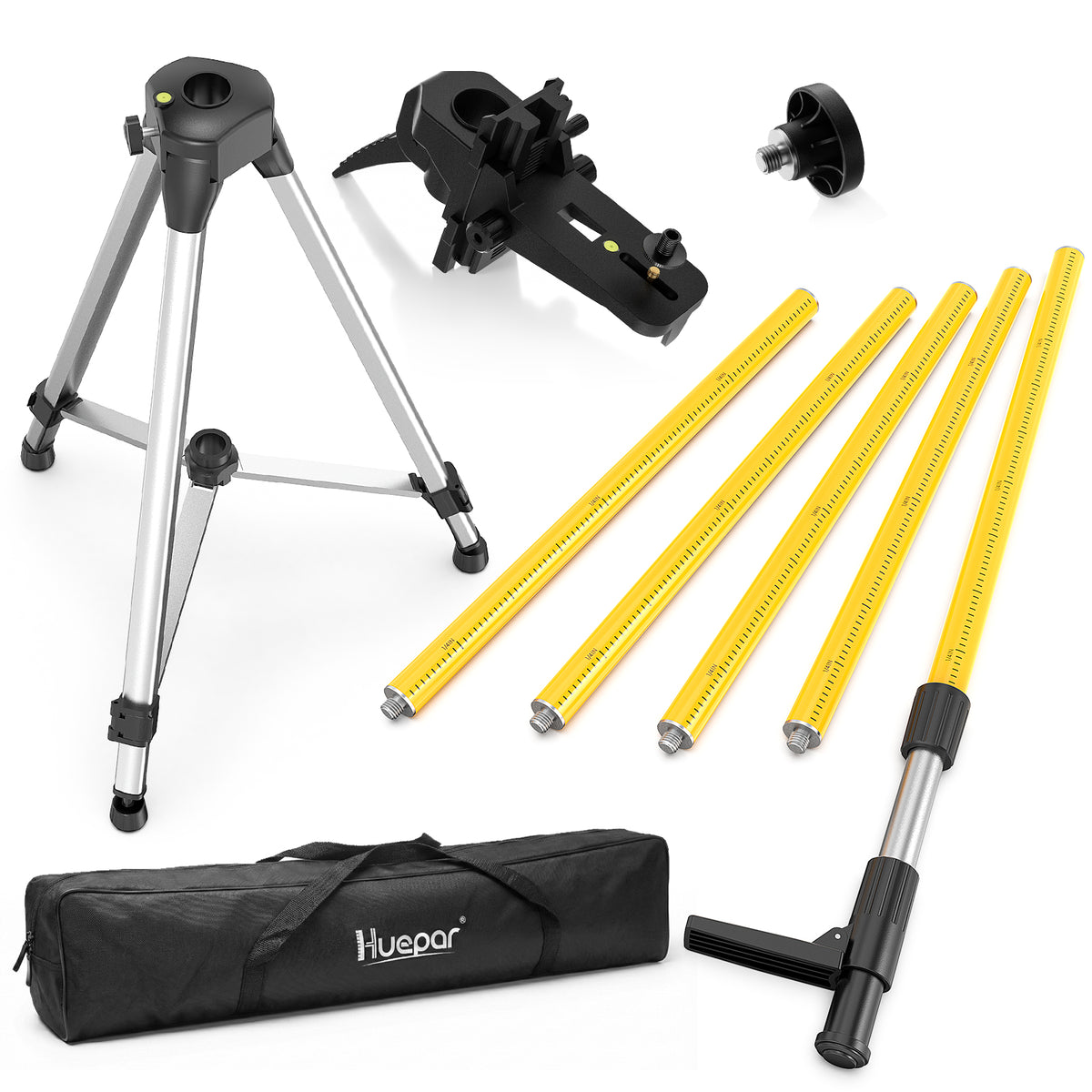Huepar LP36 - Poste Telescópico Láser 3,7m