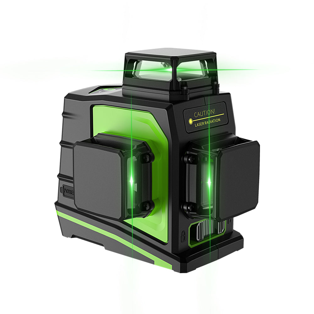 Nivel Laser Verde 50m Autonivelante 360 con Trípode y Accesorios
