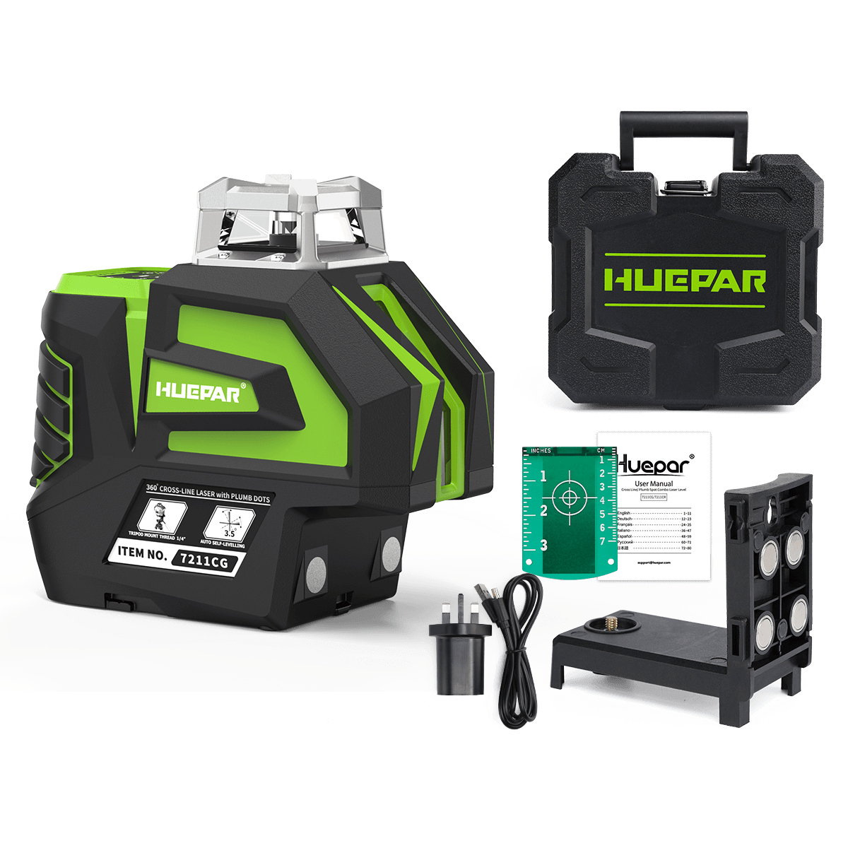 Huepar 7211CG Laser Level