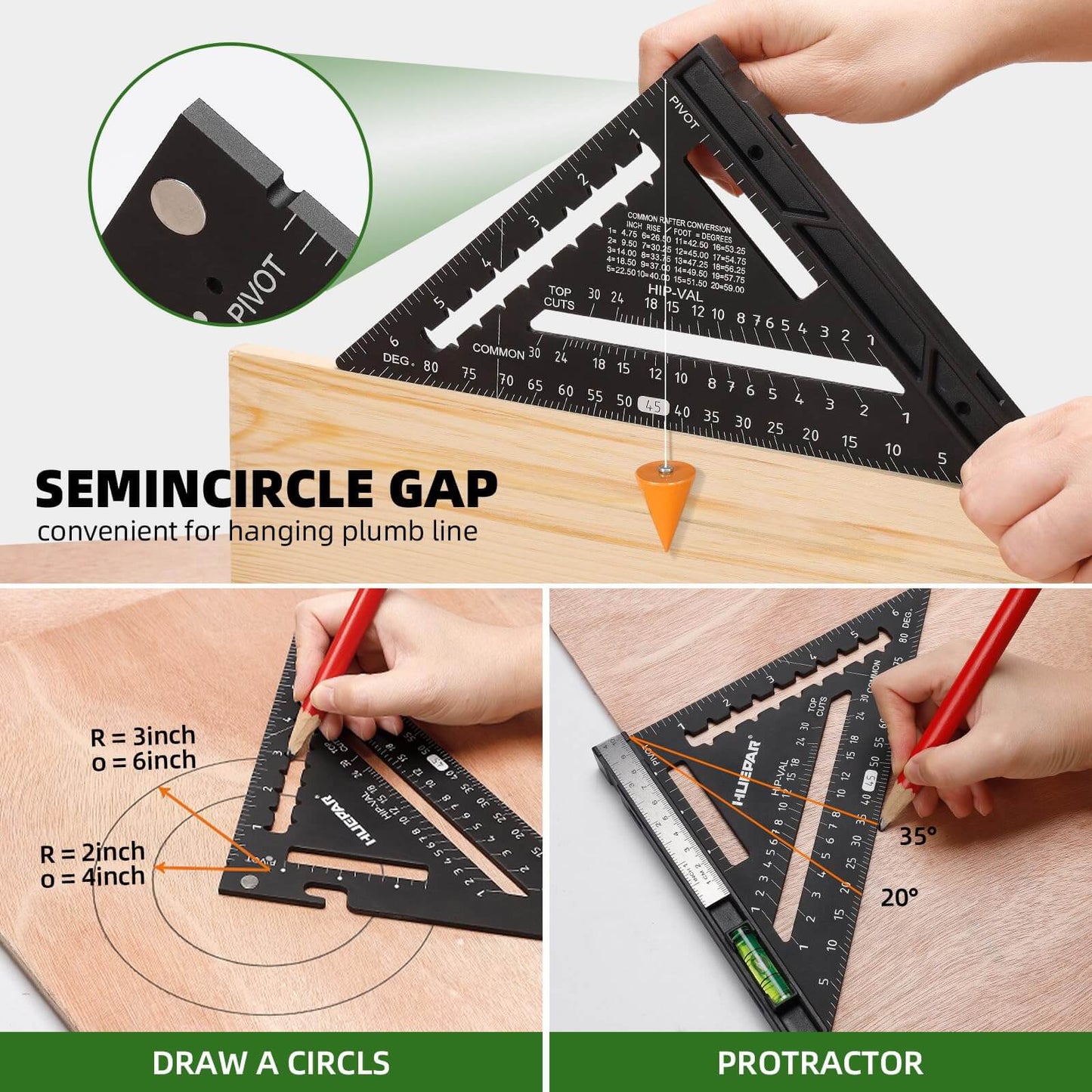 HUEPAR CS1 Level Ruler for precise measurements4