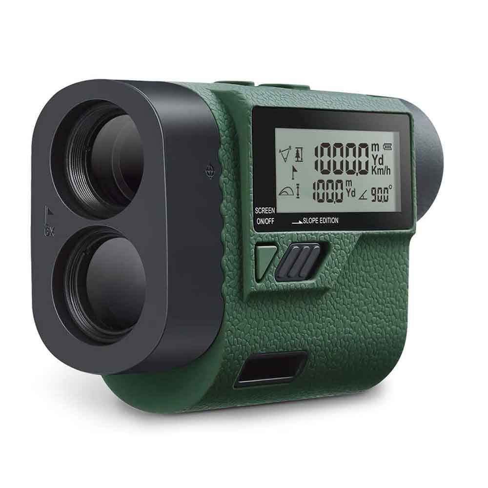 Telémetro Láser Golf 1100 Yardas ACEGMET - Recargable, Magnético, Aumento 6X, Precisión ±1 Yarda