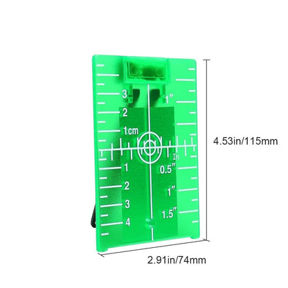 Huepar TP01G - Magnetic Floor Laser Target Plate Card - HUEPAR US